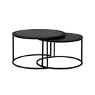 Coffee Table Talca Lead Antique Edge - Set of 2 Light & Living