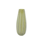 Bradley Glass Olive Green Vase - Medium Light & Living