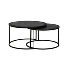 Coffee Table Talca Lead Antique Edge - Set of 2 Light & Living