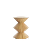 Larus Mango Wood Natural Side Table Light & Living