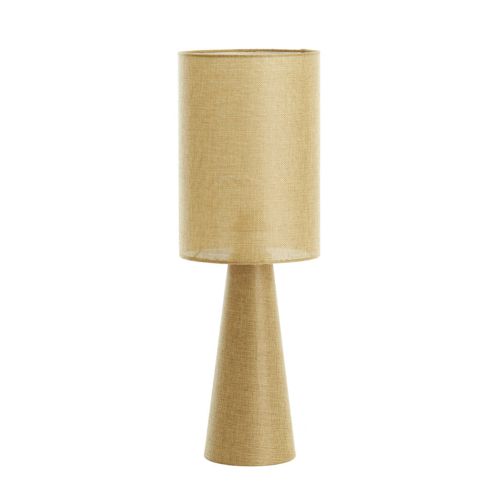 Micky Linen Olive Green Table Lamp Light & Living