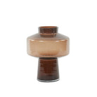 Trasmon Glass Brown Vase - Small Light & Living