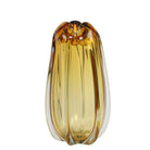 Murela Glass Amber Vase - Large Light & Living