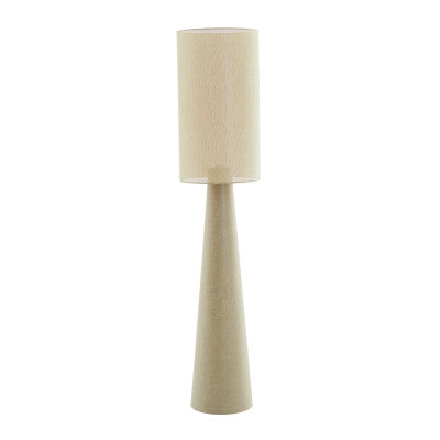 Micky Linen Olive Green Floor Lamp Light & Living