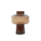 Trasmon Glass Brown Vase - Small Light & Living