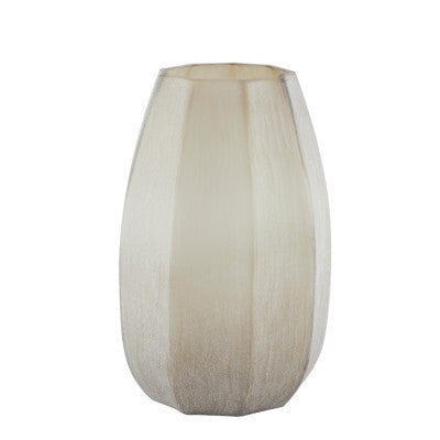 Bradley Glass Light Brown Vase - Large Light & Living