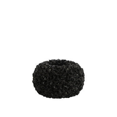 Phylia Matt Black Vase Deco - Large Light & Living