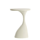 Macau Matt Cream Side Table - Large Light & Living