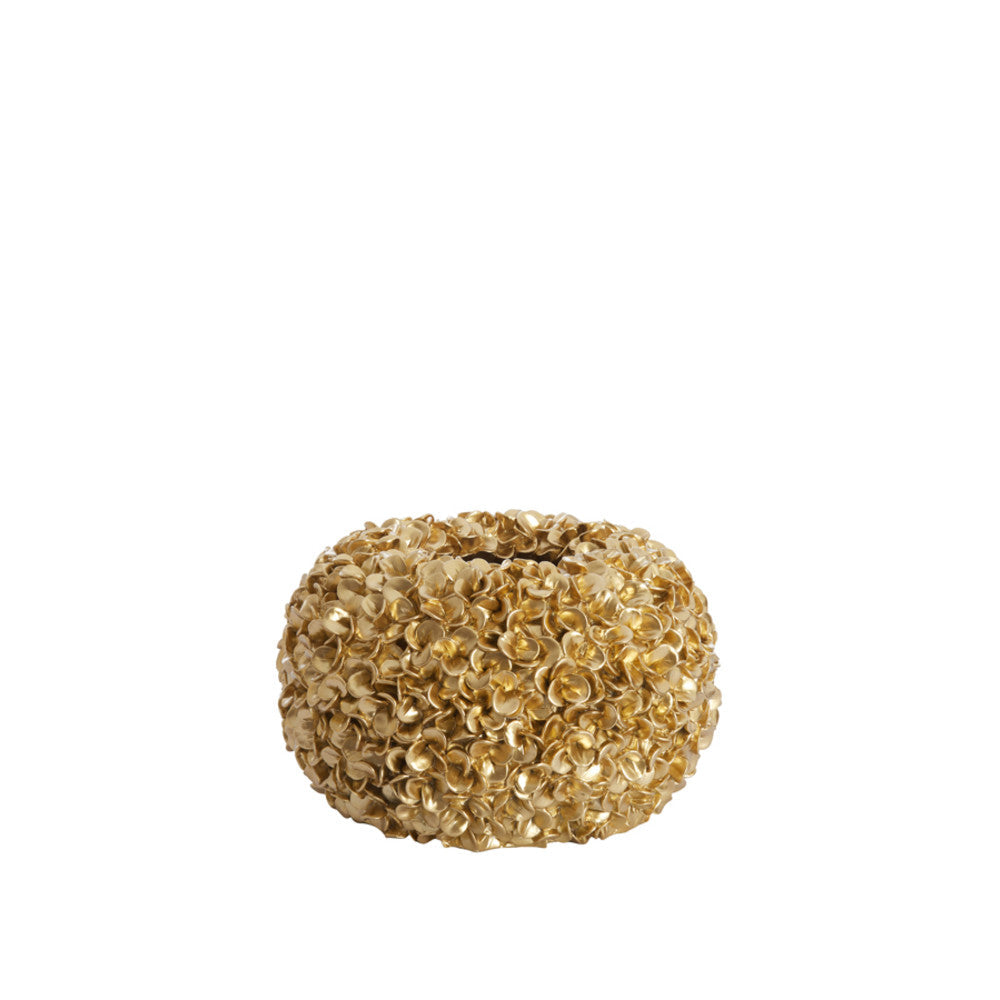 Phylia Gold Vase Deco - Large Light & Living
