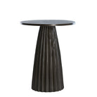 Veglia Matt Dark Brown Side Table - Large Light & Living