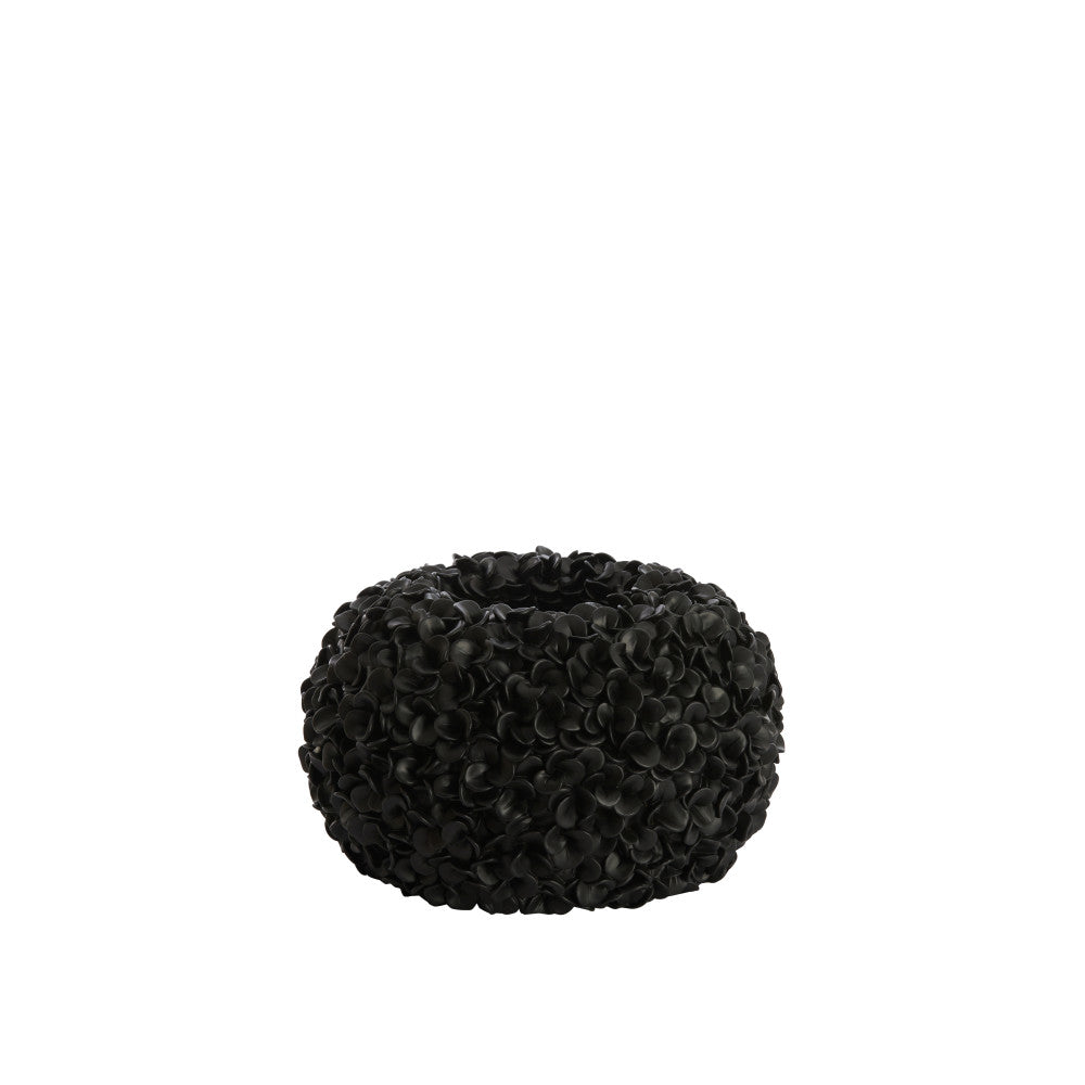 Phylia Matt Black Vase Deco - Large Light & Living