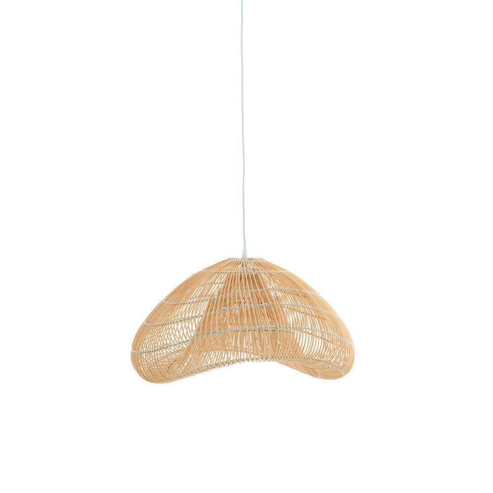 Janzur Rattan Natural Hanging Lamp - Small Light & Living