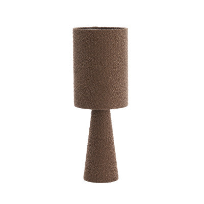 Micky Bouclé Brown Table Lamp Light & Living