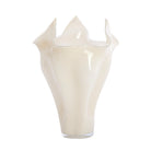 Aiora Glass Milky Cream Vase - Large Light & Living