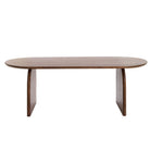 Indore Acacia Wood Brown Dining Table Light & Living