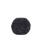 Phylia Matt Black Vase Deco - Medium Light & Living