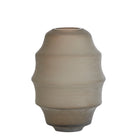 Nayoro Matt Light Brown Glass Vase - Large Light & Living