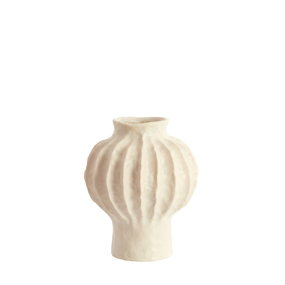 Hakone Ceramics Cream Vase Deco - Small Light & Living