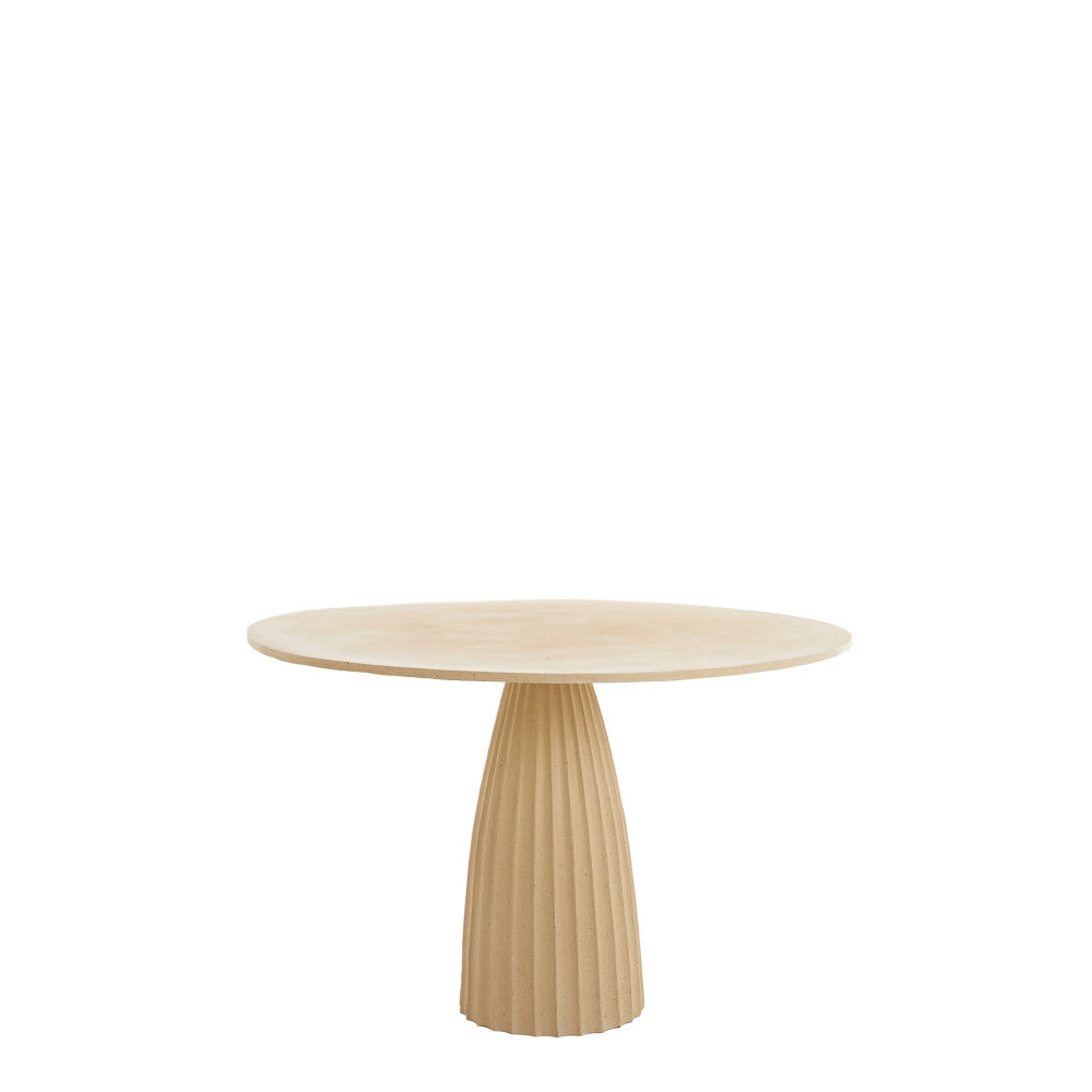 Veglia Matt Sand & Light Brown Spotted Dining Table Light & Living