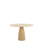 Veglia Matt Sand & Light Brown Spotted Dining Table Light & Living