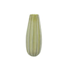 Bradley Glass Olive Green Vase - Medium Light & Living
