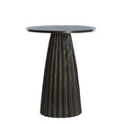 Veglia Matt Dark Brown Side Table - Large Light & Living