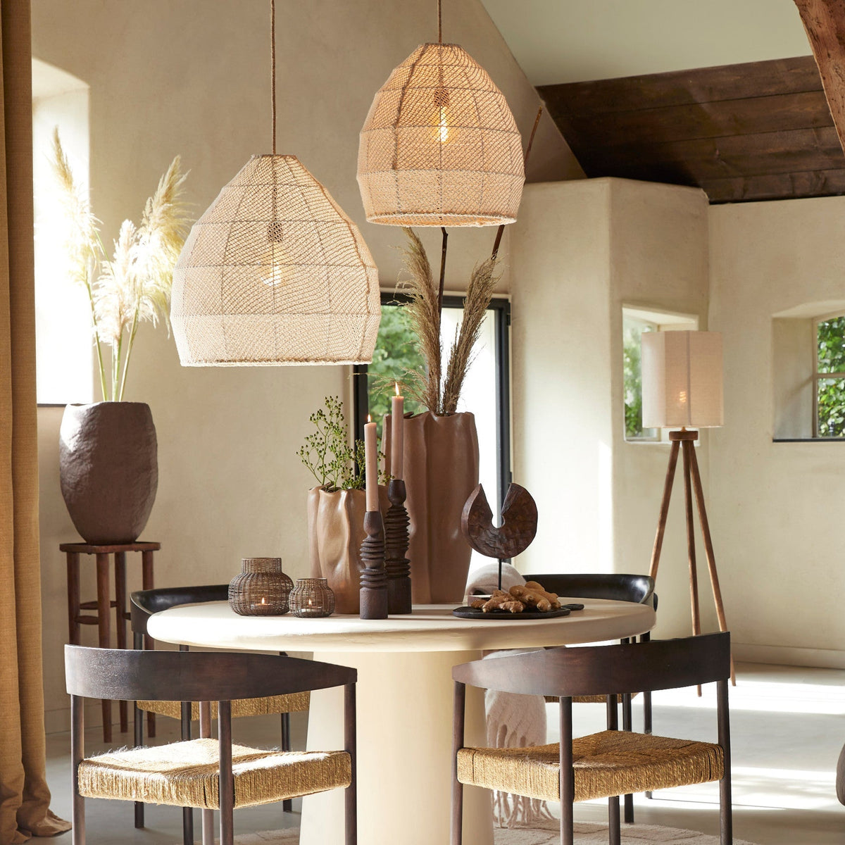 Kulona Beige Dining Table - Beige Light & Living