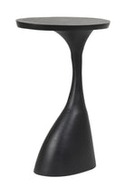 Macau Matt Black Side Table - Large Light & Living