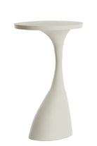 Macau Matt Cream Side Table - Small Light & Living