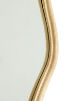Celano Wood Matt Natural Mirror - Medium Light & Living