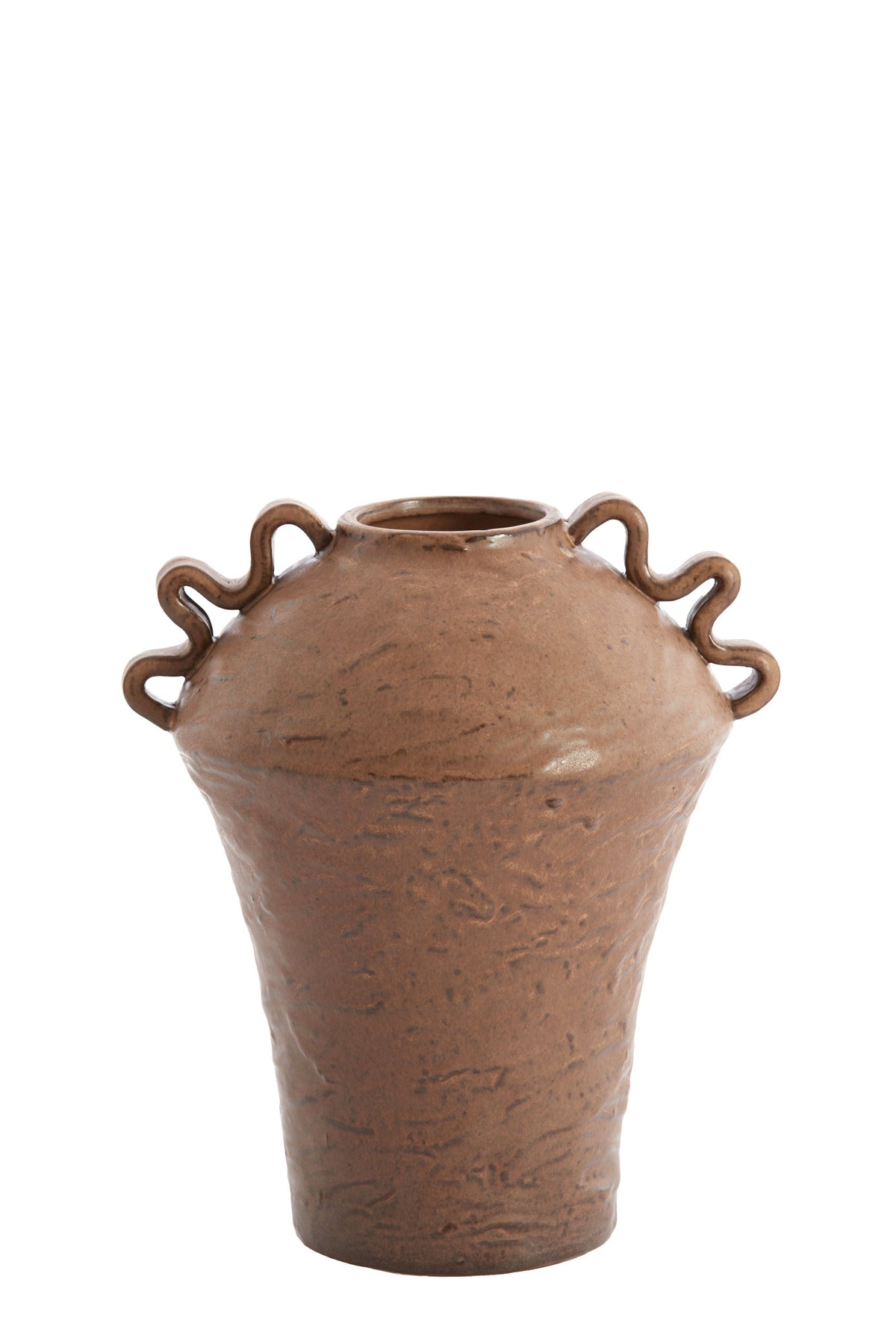 Volca Ceramics Brown Vase Deco Light & Living