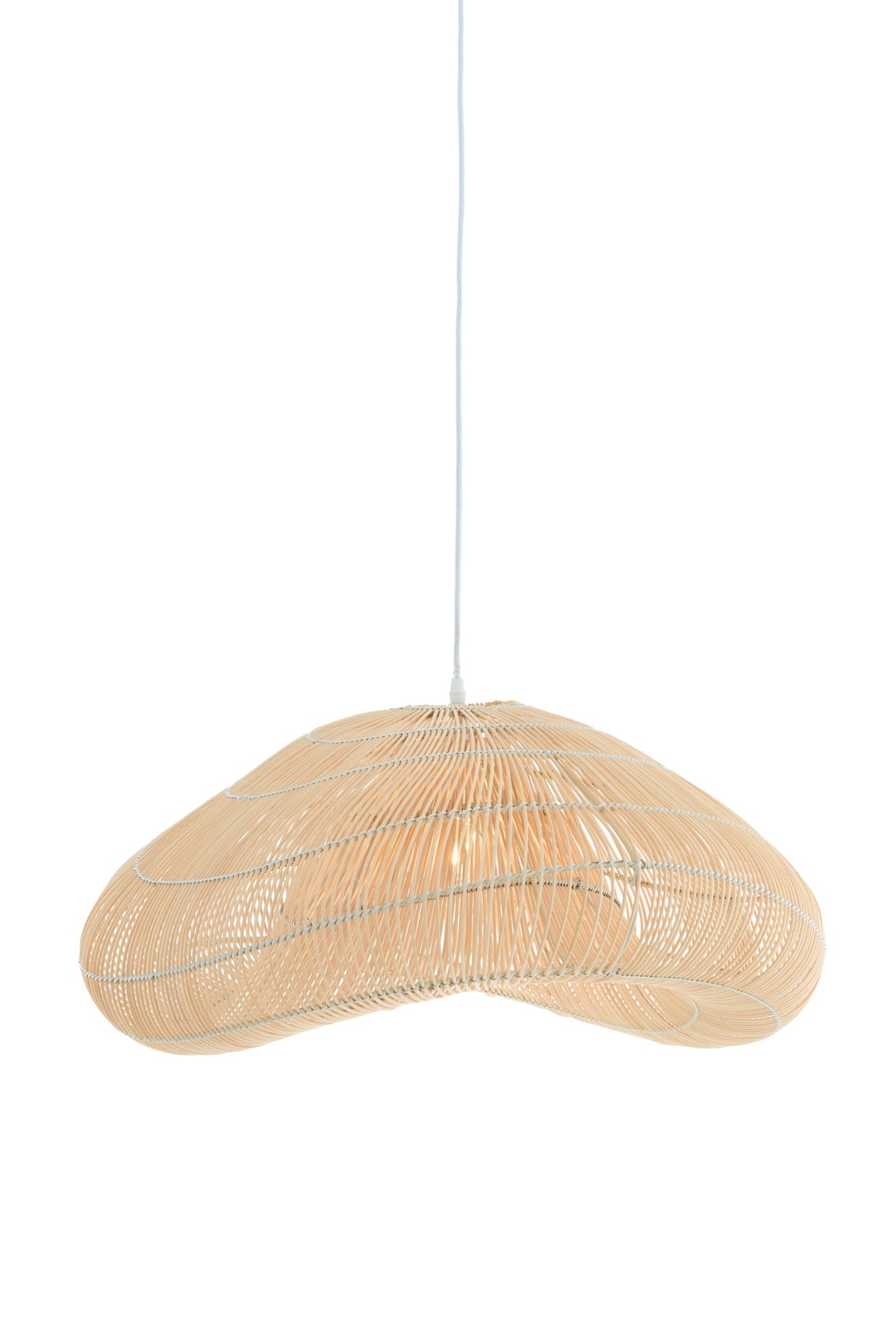 Janzur Large Pendant Light - Natural Rattan Light & Living