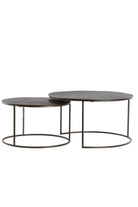 Coffee Table S/2 Talca Dark Brown Light & Living