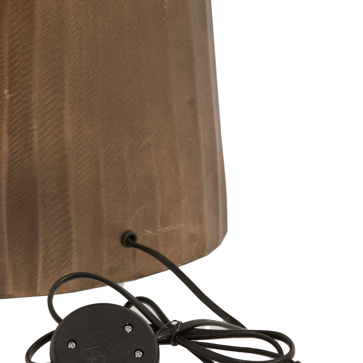 Mijas Dark Brown Bronze Floor Lamp - Small Light & Living