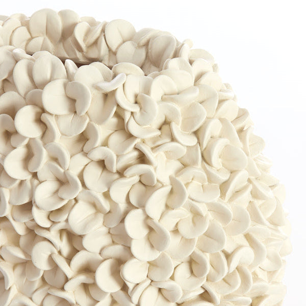 Phylia Cream Vase Deco - Large Light & Living