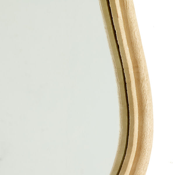 Celano Wood Matt Natural Mirror - Small Light & Living