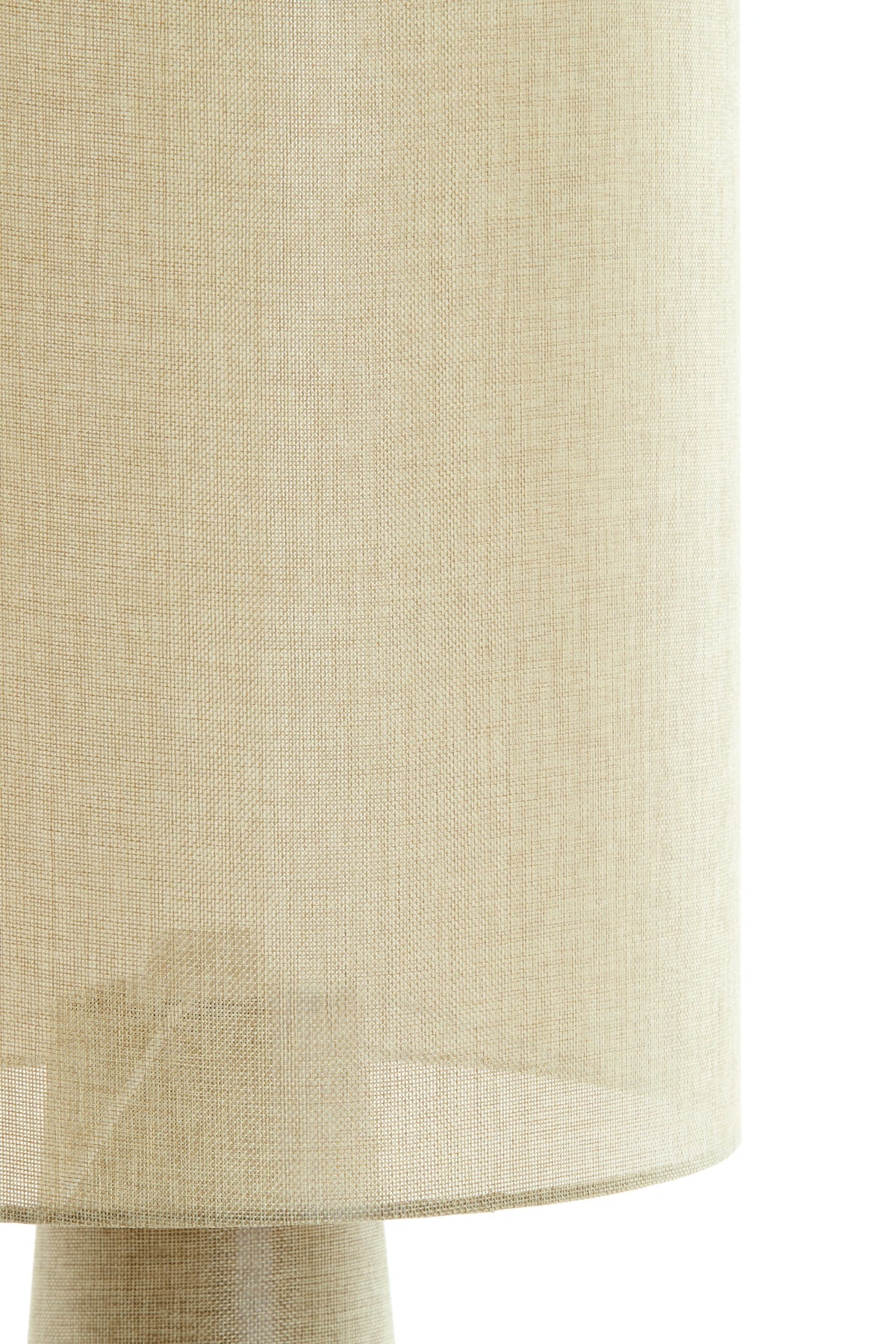 Micky Linen Olive Green Floor Lamp Light & Living