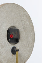 Moreno Marble Brown Clock On Base Light & Living