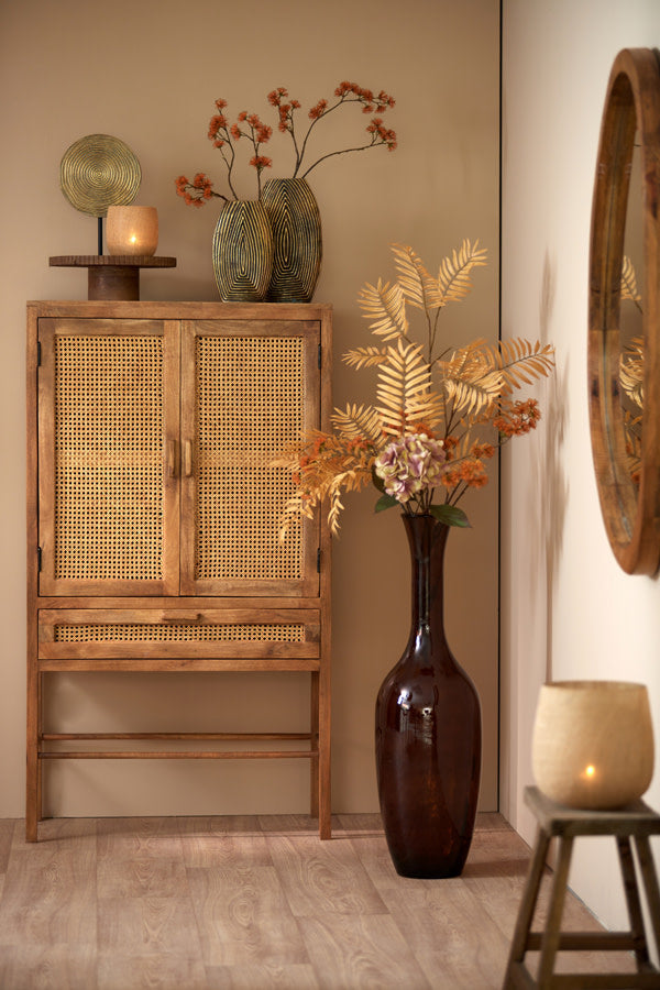 Sonora Wood Oil Brown Mirror - Large Light & Living