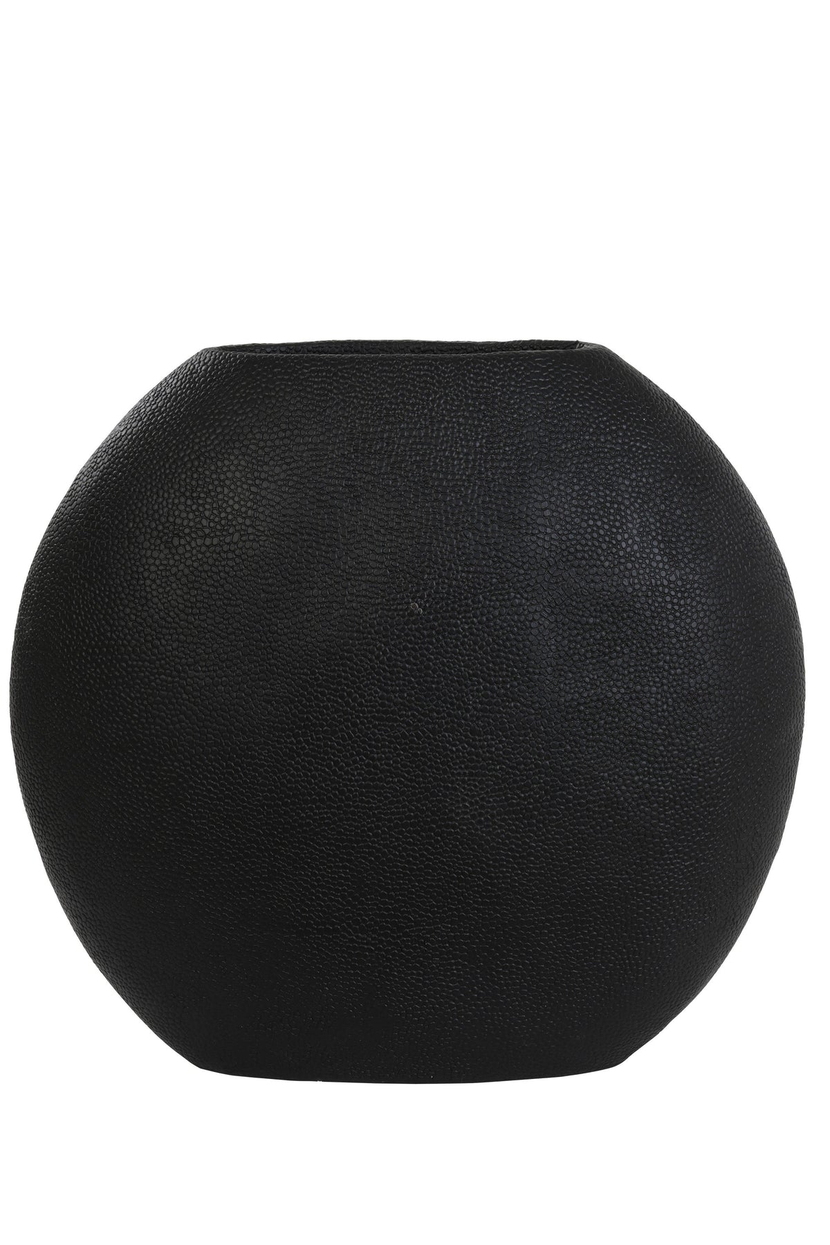 Rayskin Matt Black Deco Vase Light & Living