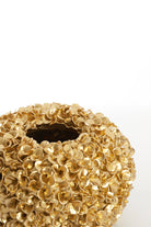 Phylia Gold Vase Deco - Large Light & Living
