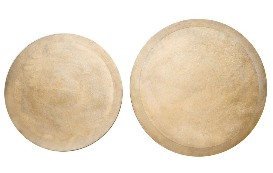 Talca Light Gold Coffee Table - Set of Two Light & Living
