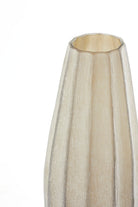 Bradley Light Brown Glass Vase - Medium Light & Living
