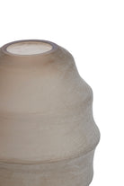 Nayoro Matt Light Brown Glass Vase - Large Light & Living