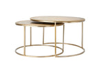 Talca Light Gold Coffee Table - Set of Two Light & Living