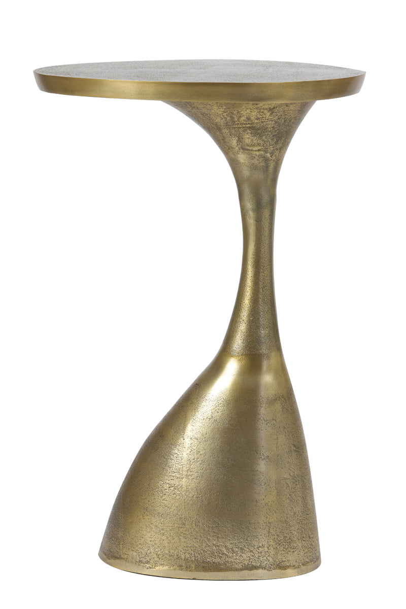 Macau Antique Bronze Side Table - Large Light & Living