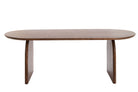 Indore Acacia Wood Brown Dining Table Light & Living