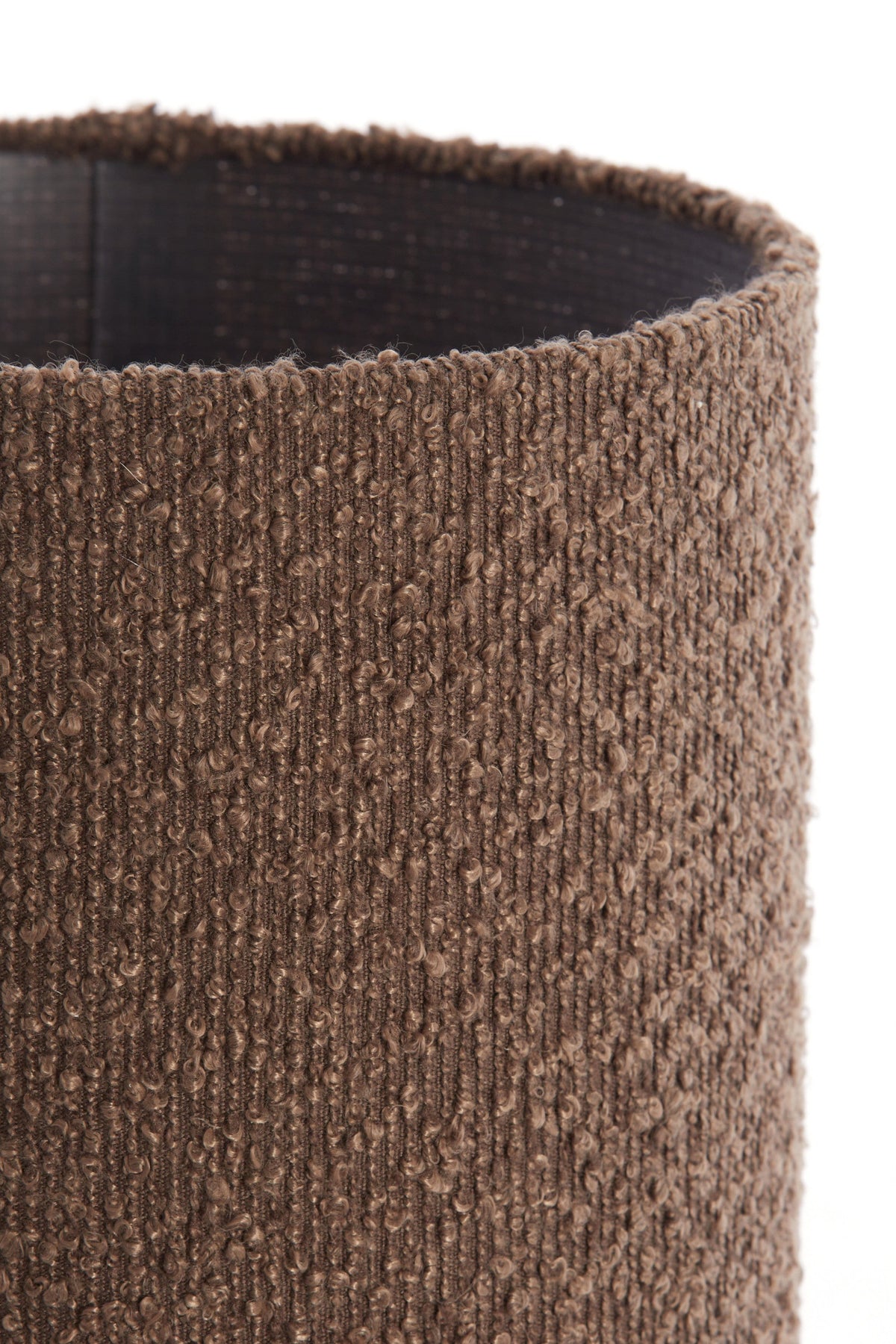 Micky Bouclé Brown Table Lamp Light & Living