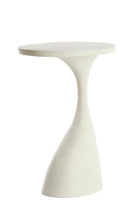 Macau Matt Cream Side Table - Large Light & Living