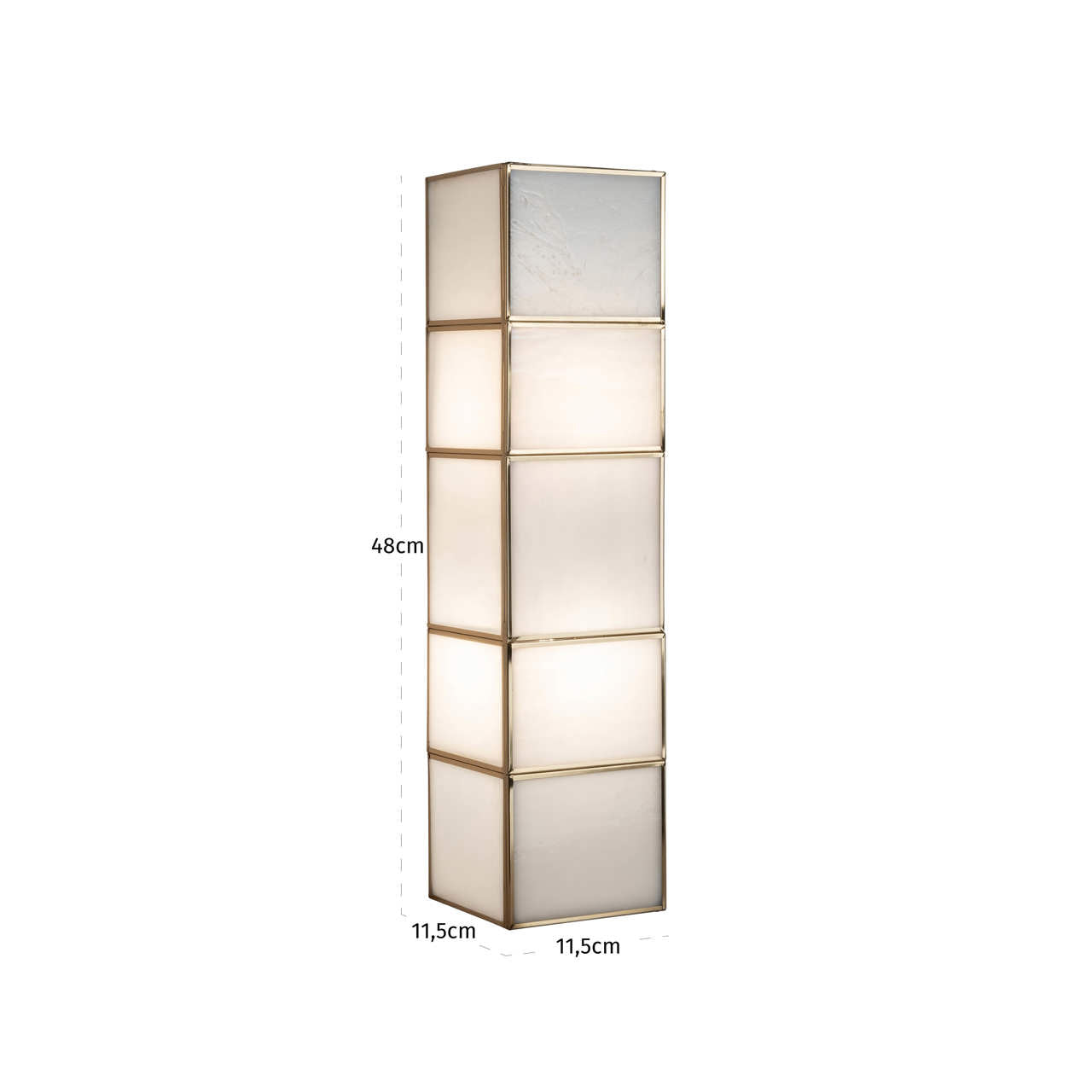 Livia Antique Brass & Glass Large Wall Light by Richmond Interiors
